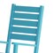 Flash Furniture Blue All-Weather Classic Outdoor Rocking Chair LE-HMP-2002-110-BL-GG - alternate 5